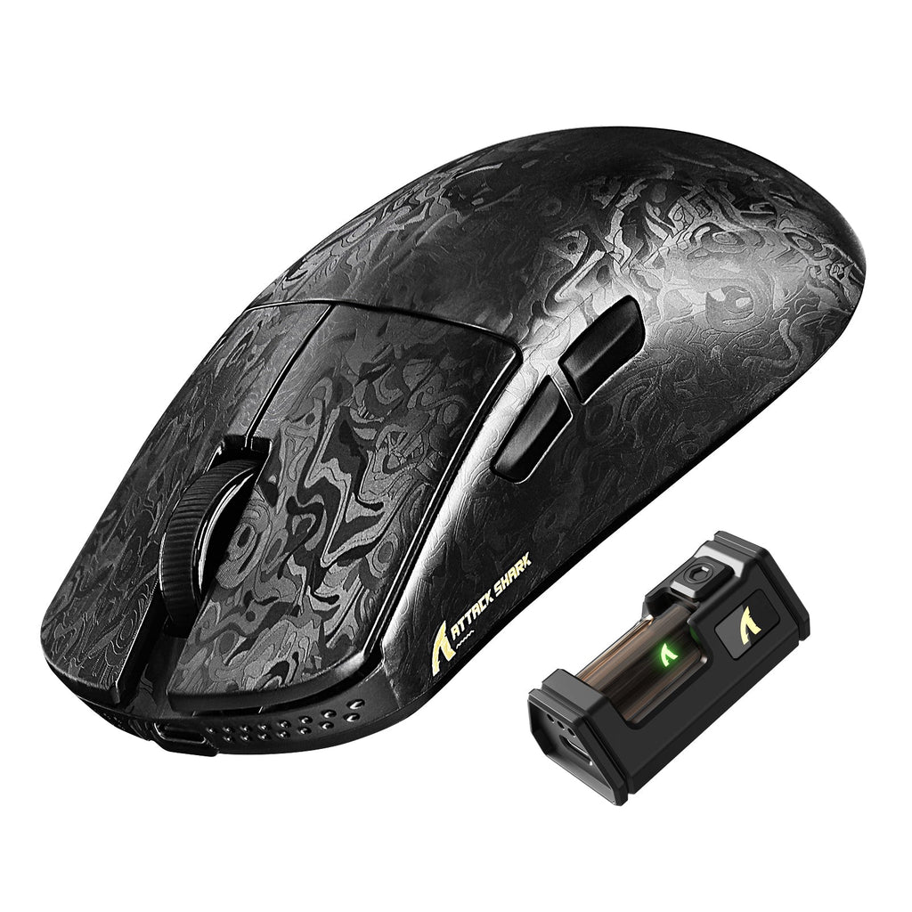 Attack Shark R11 Ultra 49g Carbon Fibre 8K Wireless Mouse — view 3