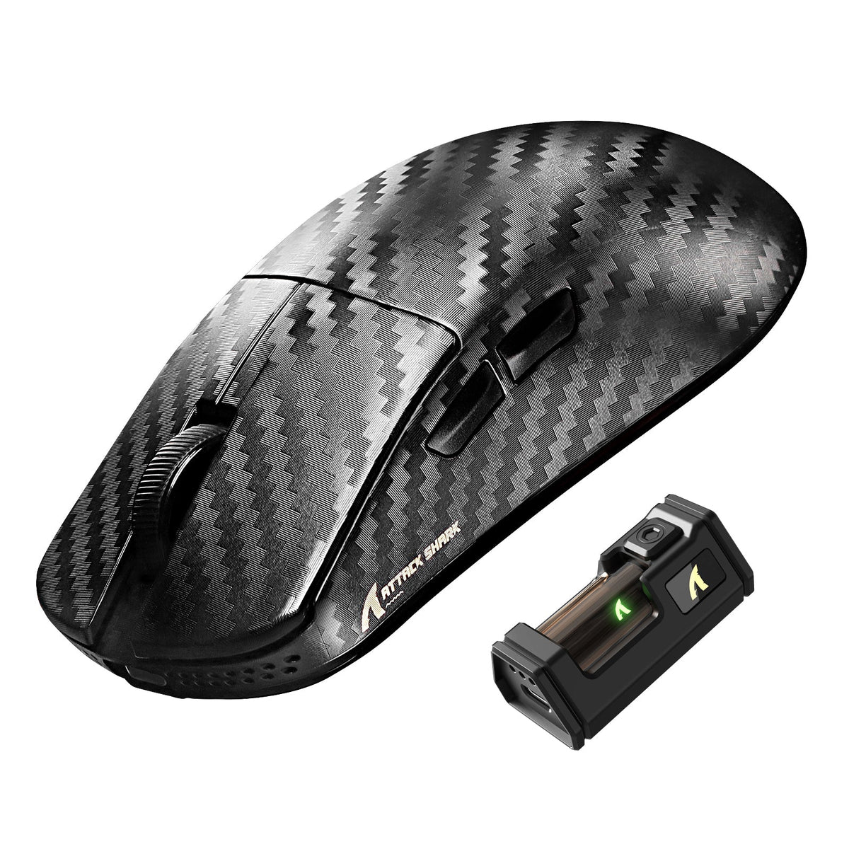 Attack Shark R11 Ultra 49g Carbon Fibre 8K Wireless Mouse — view 4