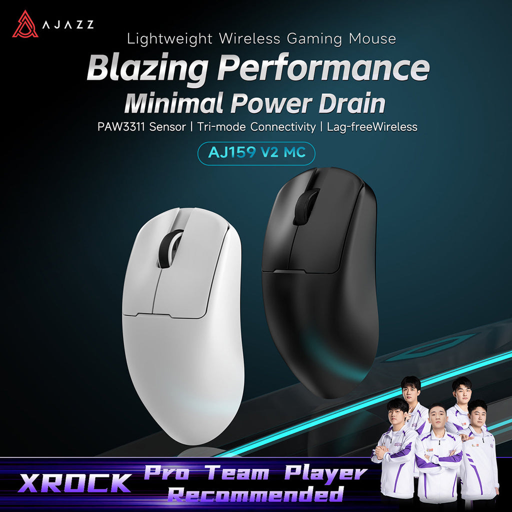 AJAZZ AJ159 V2 MC Wireless Gaming Mouse with Swappable Battery — view 3
