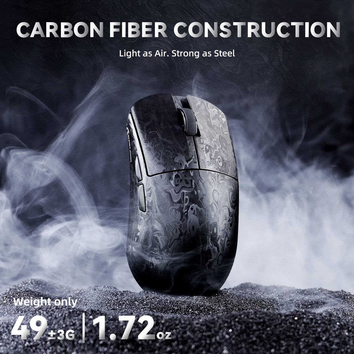 Attack Shark R11 Ultra 49g Carbon Fibre 8K Wireless Mouse — view 5