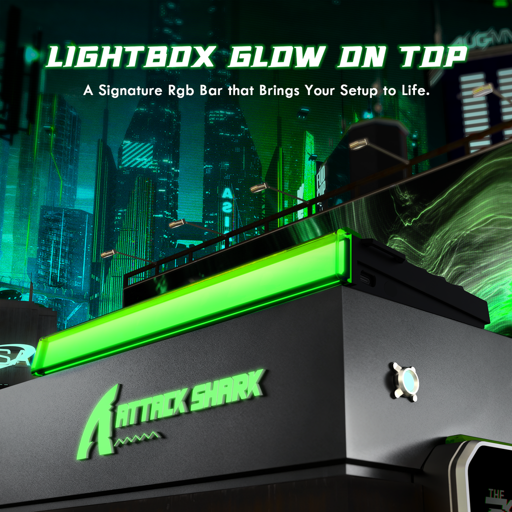 Attack Shark R85 HE 75% Wired 8K Magnetic Keyboard with Lightbox — view 4
