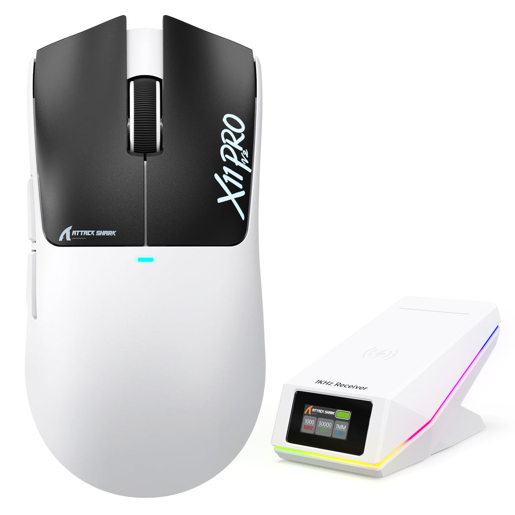 Attack Shark X11 Pro V2 Wireless Mouse with TFT Display Dock