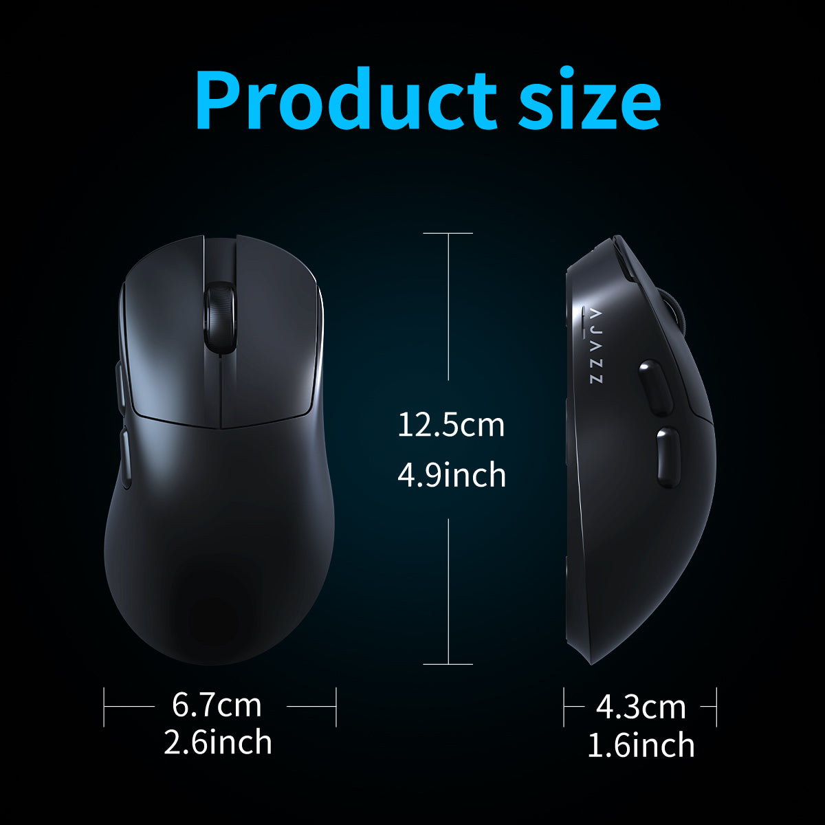 AJAZZ AJ179 V2 Tri-Mode Wireless Gaming Mouse PAW3311 — view 5