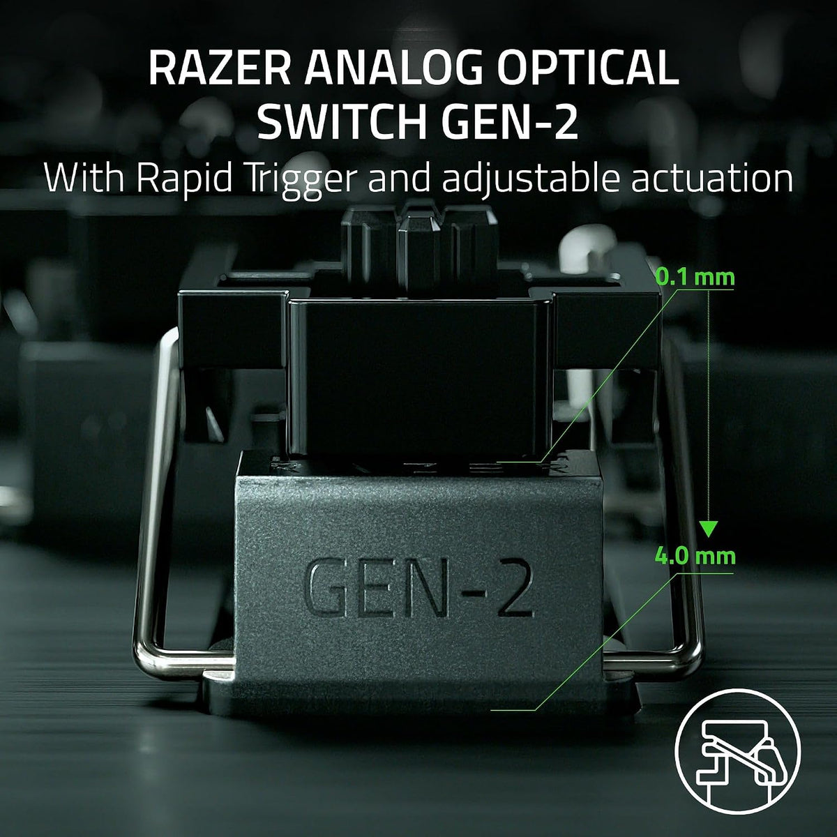 Razer Huntsman V3 Pro TKL Analog Optical Keyboard — view 3