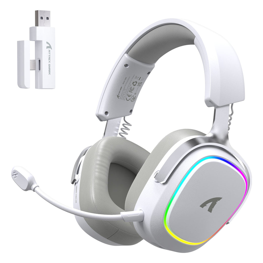 Attack Shark G800 Wireless Gaming Headset, 50mm Drivers, 1000mAh — view 2