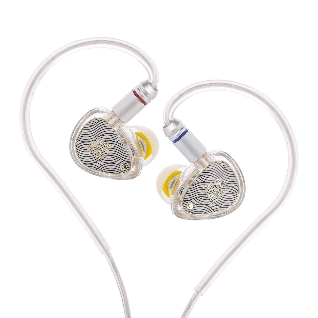 TANGZU Wan'er S.G II In-Ear Monitor with Mic, 10mm Dynamic Driver (White) — view 4