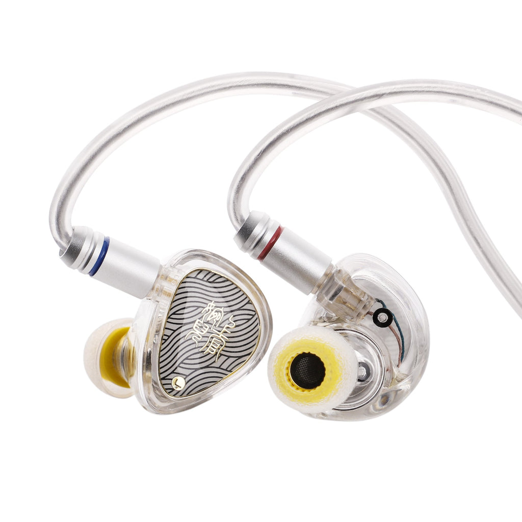 TANGZU Wan'er S.G II In-Ear Monitor with Mic, 10mm Dynamic Driver (White) — view 5