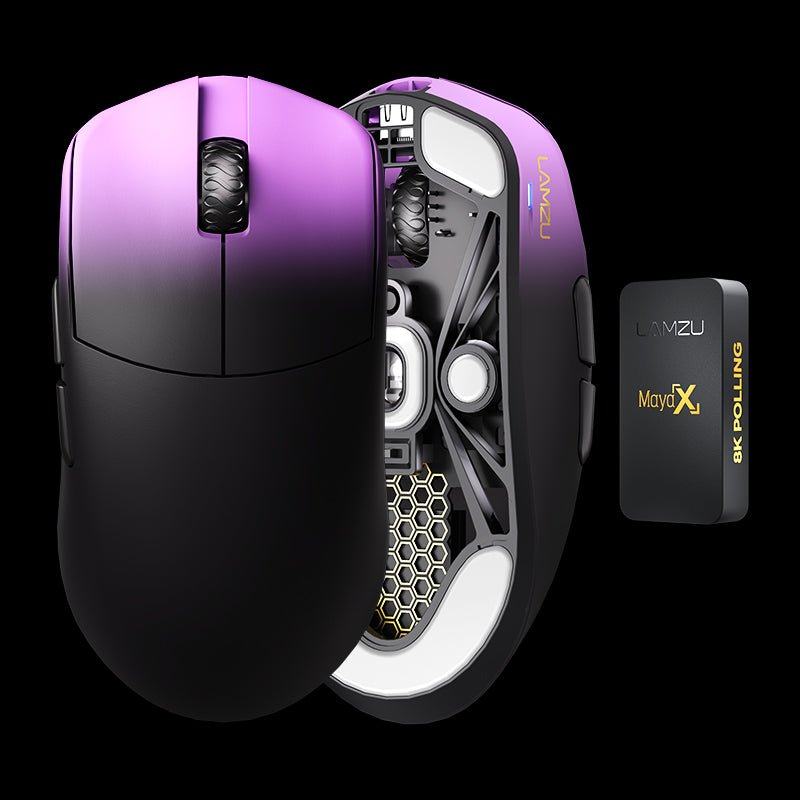 LAMZU MAYA X 8K Wireless Gaming Mouse (Light Pink)