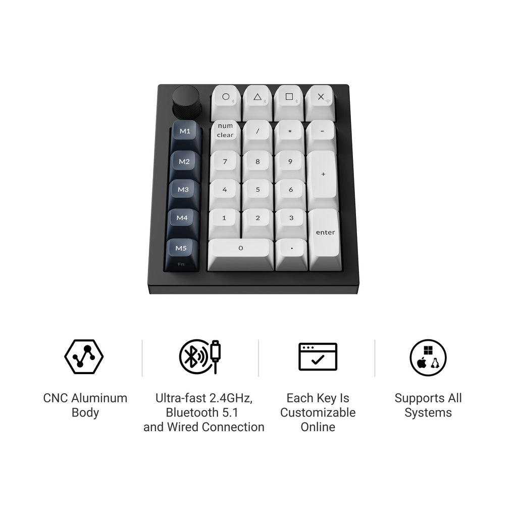 Keychron Q0 Max Wireless Macro Numpad with Knob — view 2