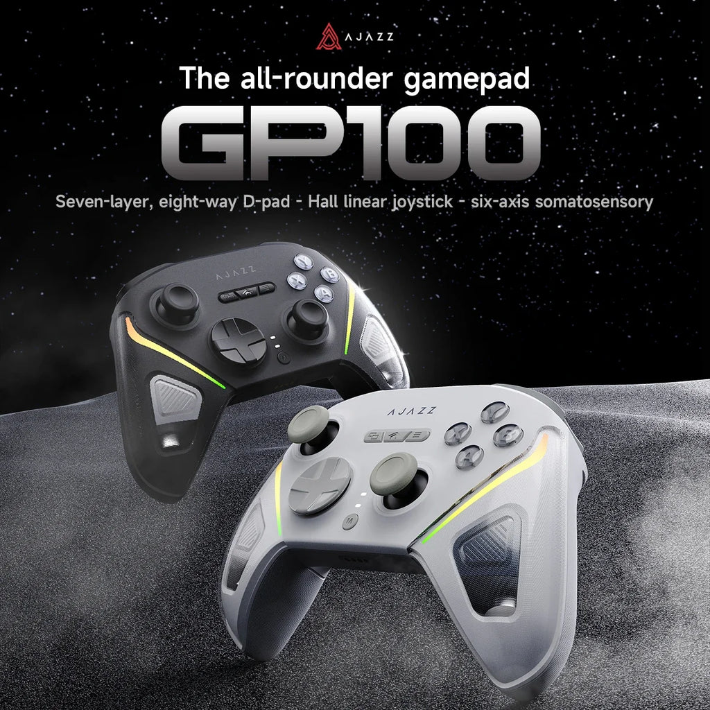 AJAZZ GP100 Tri-Mode Wireless Gamepad with Hall Sticks — view 5