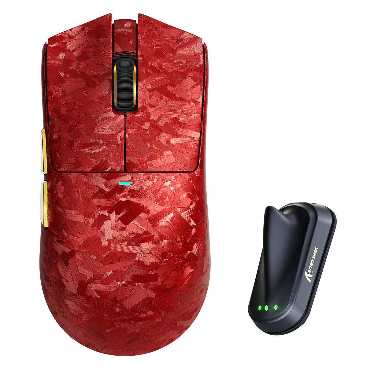 Attack Shark X11 Ultra Carbon Fibre 8K Wireless Gaming Mouse — view 3