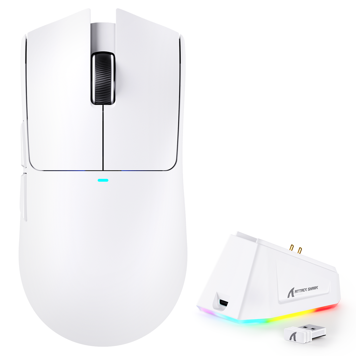 Attack Shark X11 Tri-Mode Gaming Mouse with Charging Dock