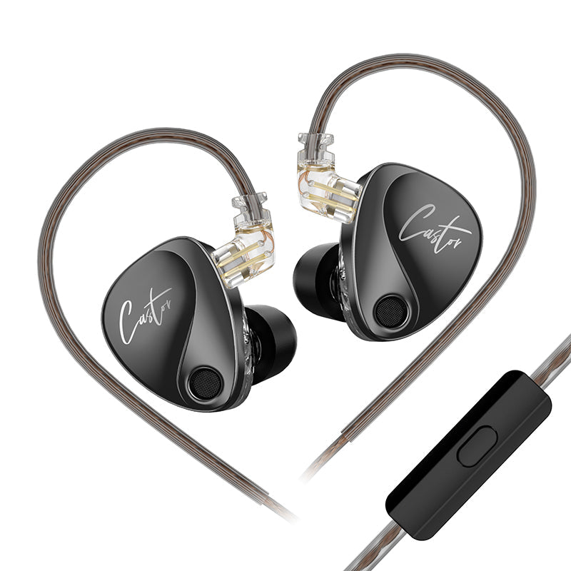 KZ Castor Dual Dynamic Driver IEM (Harman Target, 3.5mm Mic) — view 2