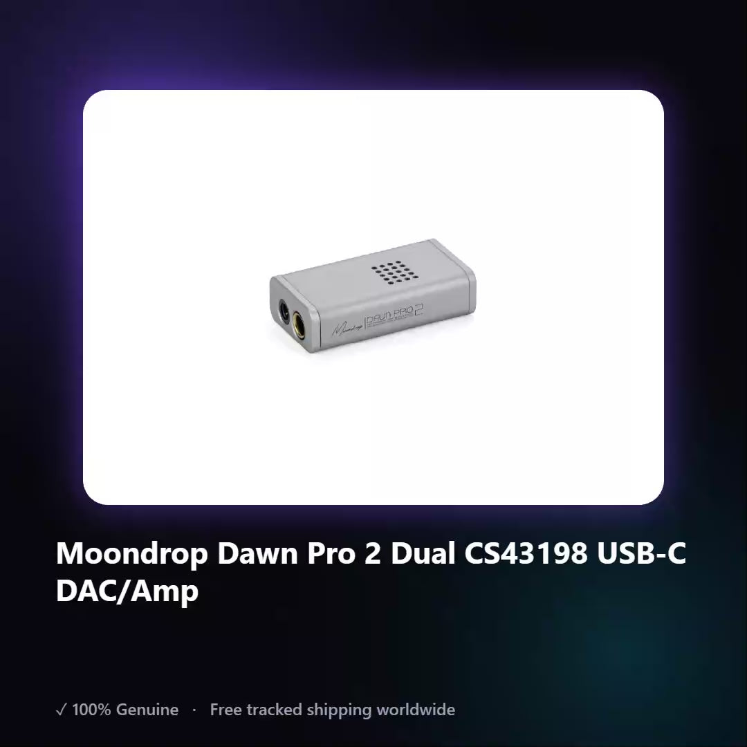 AUREN — Moondrop Dawn Pro 2 Dual CS43198 USB-C DAC/Amp