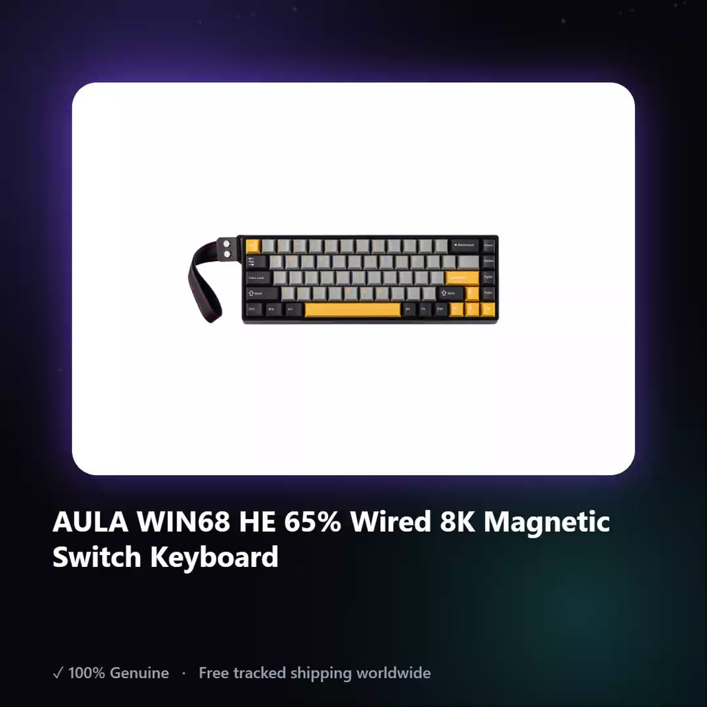 AUREN — AULA WIN68 HE 65% Wired 8K Magnetic Switch Keyboard