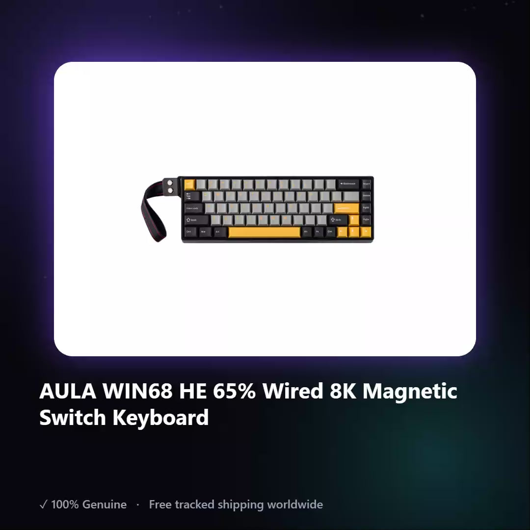 AUREN — AULA WIN68 HE 65% Wired 8K Magnetic Switch Keyboard