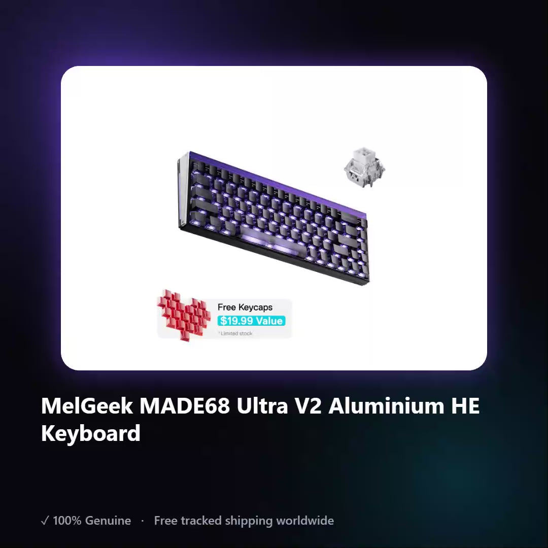 AUREN — MelGeek MADE68 Ultra V2 Aluminium HE Keyboard