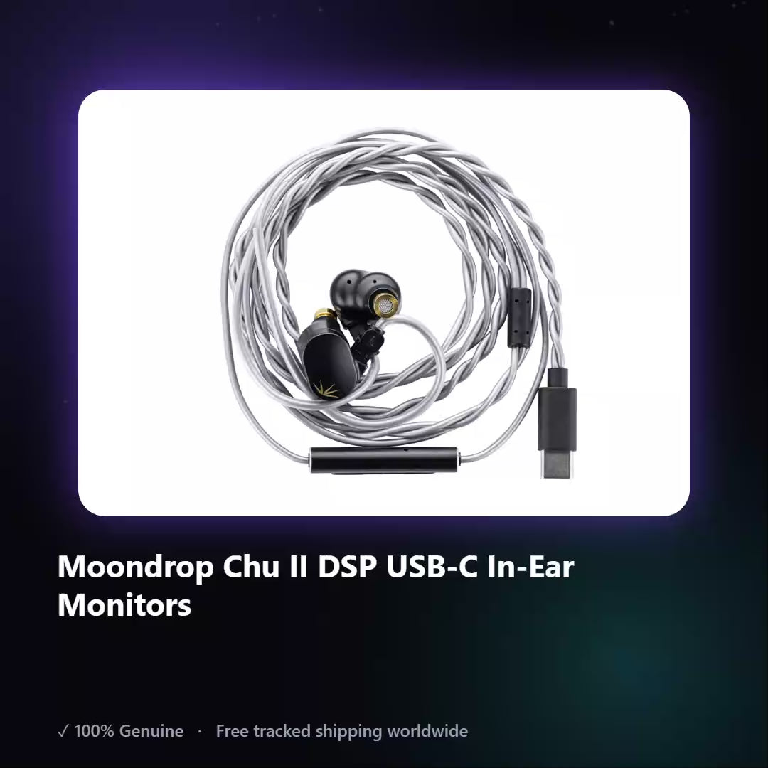 AUREN — Moondrop Chu II DSP USB-C In-Ear Monitors