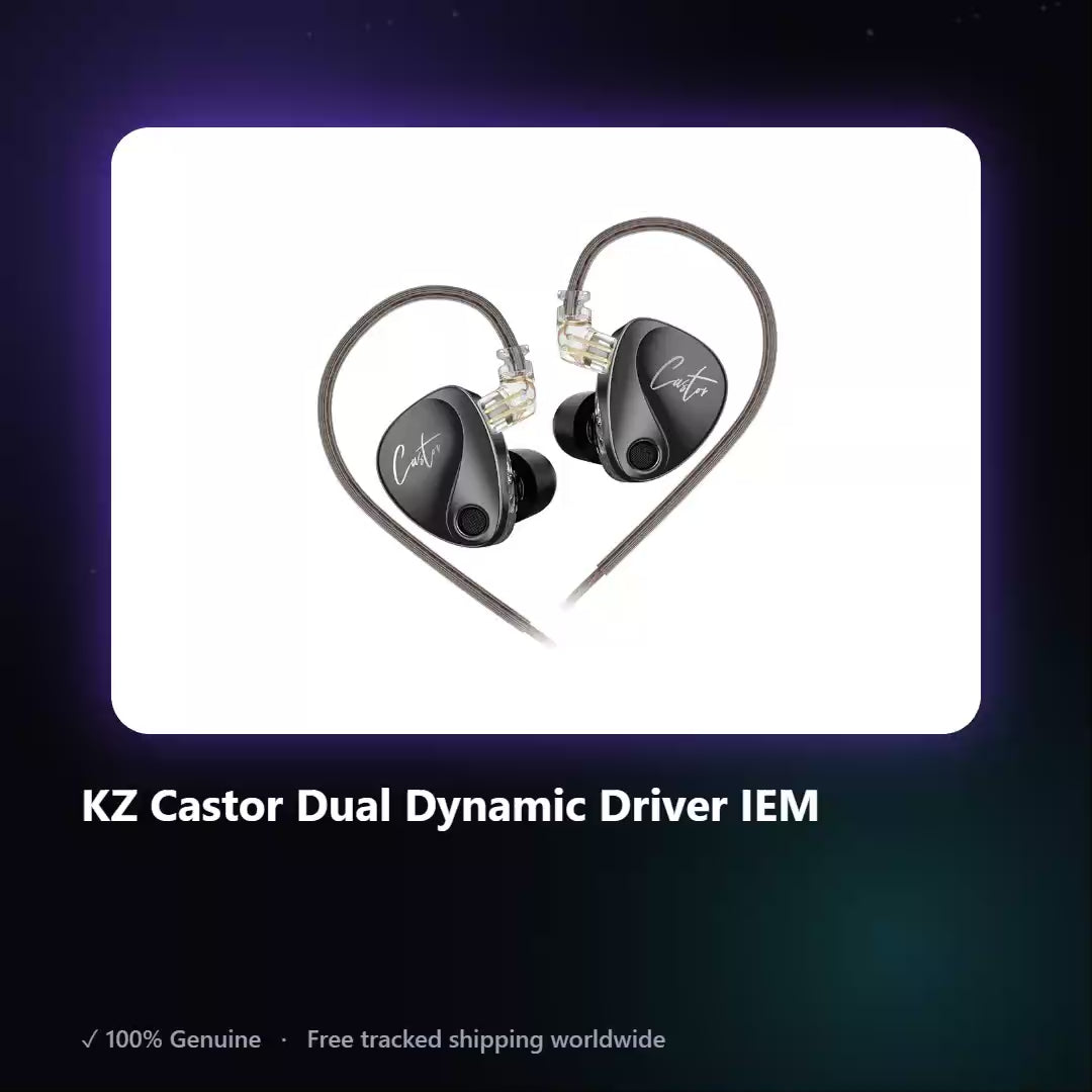 AUREN — KZ Castor Dual Dynamic Driver IEM