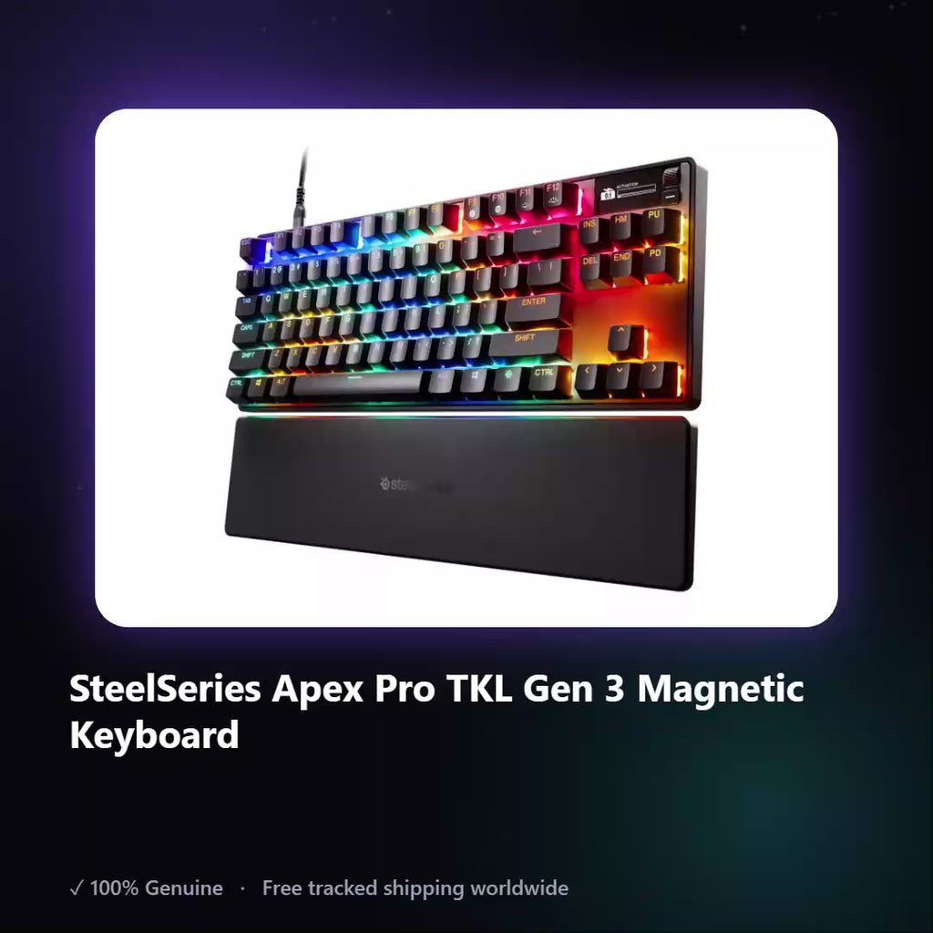 AUREN — SteelSeries Apex Pro TKL Gen 3 Magnetic Keyboard