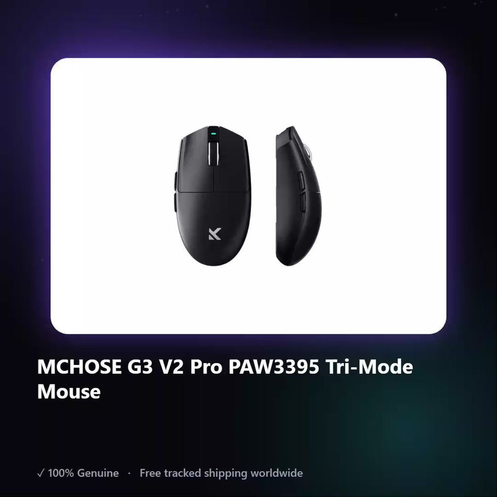 AUREN — MCHOSE G3 V2 Pro PAW3395 Tri-Mode Mouse