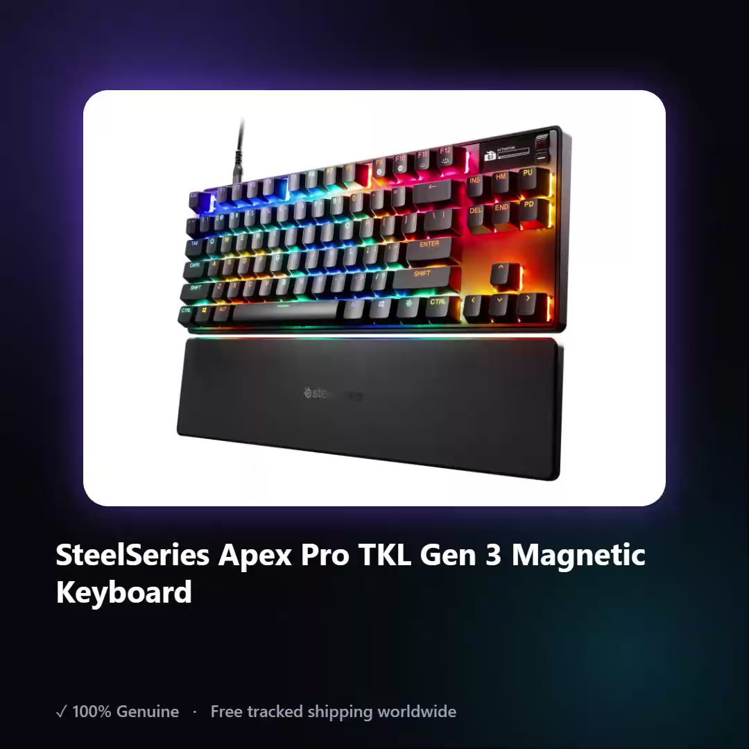 AUREN — SteelSeries Apex Pro TKL Gen 3 Magnetic Keyboard