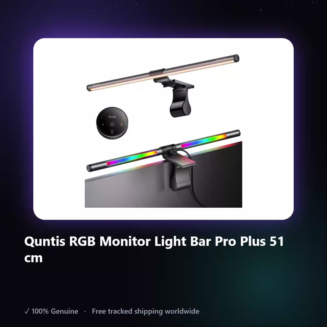 AUREN — Quntis RGB Monitor Light Bar Pro Plus 51 cm