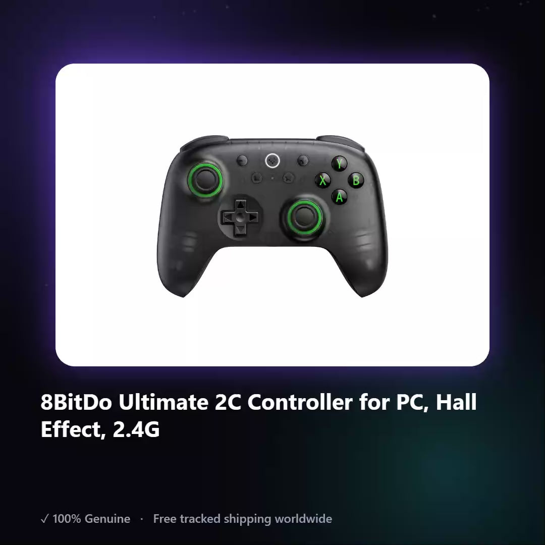 AUREN — 8BitDo Ultimate 2C Controller for PC, Hall Effect, 2.4G