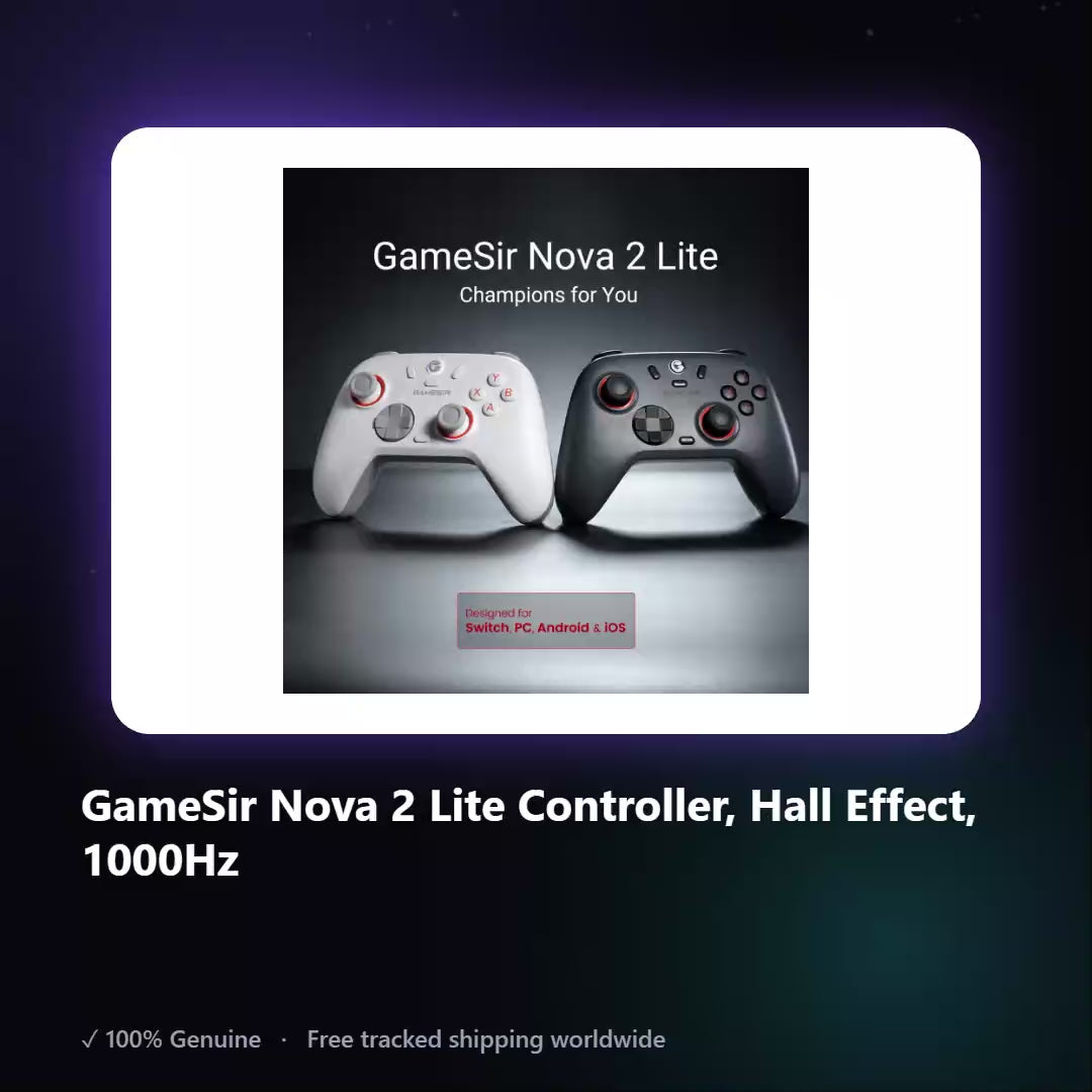 AUREN — GameSir Nova 2 Lite Controller, Hall Effect, 1000Hz