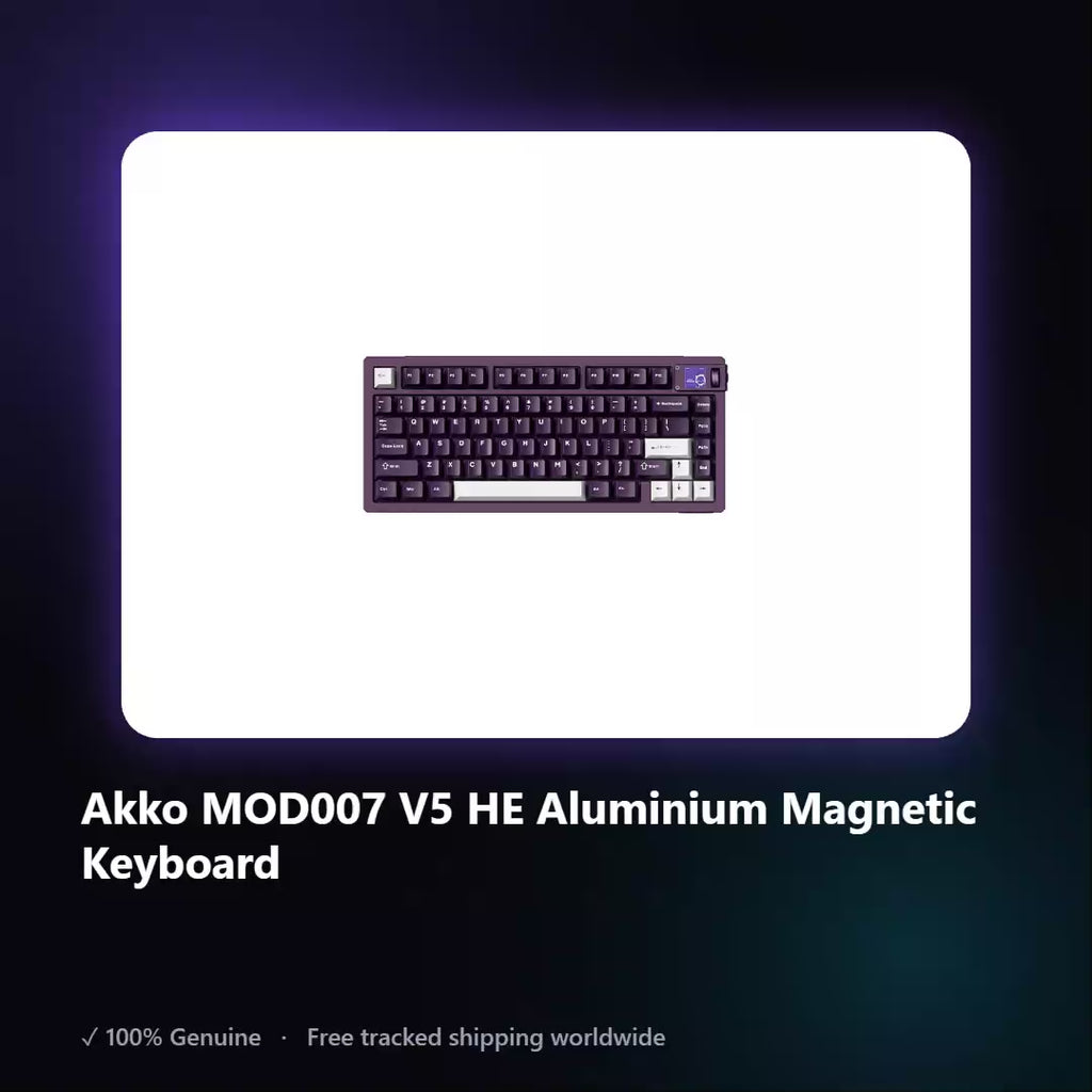 AUREN — Akko MOD007 V5 HE Aluminium Magnetic Keyboard