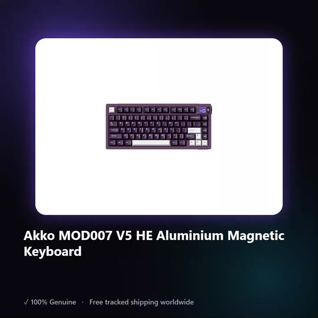 AUREN — Akko MOD007 V5 HE Aluminium Magnetic Keyboard