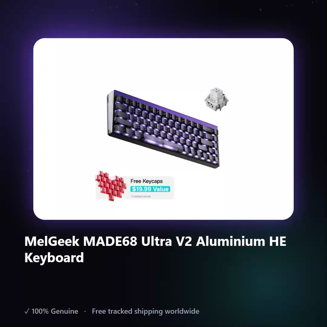 AUREN — MelGeek MADE68 Ultra V2 Aluminium HE Keyboard