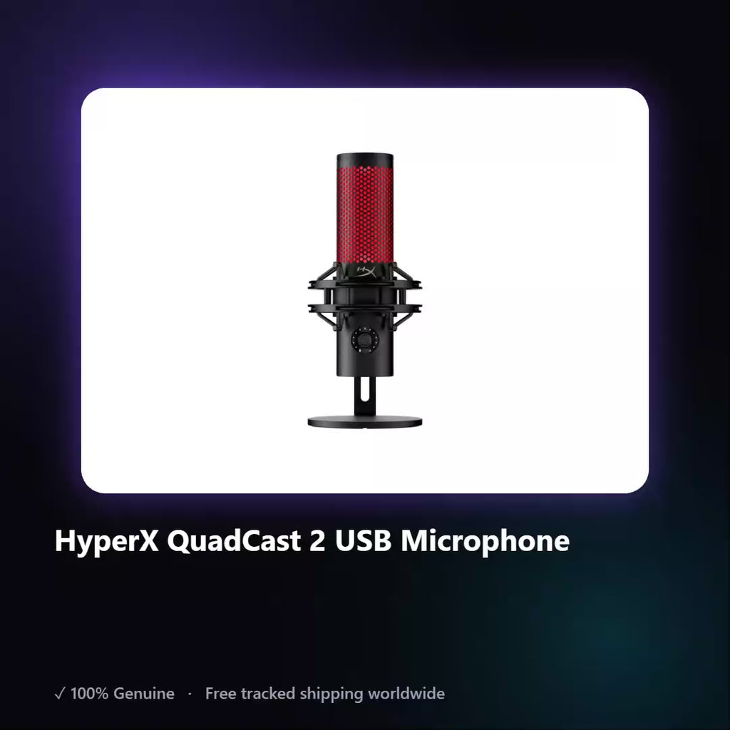 AUREN — HyperX QuadCast 2 USB Microphone