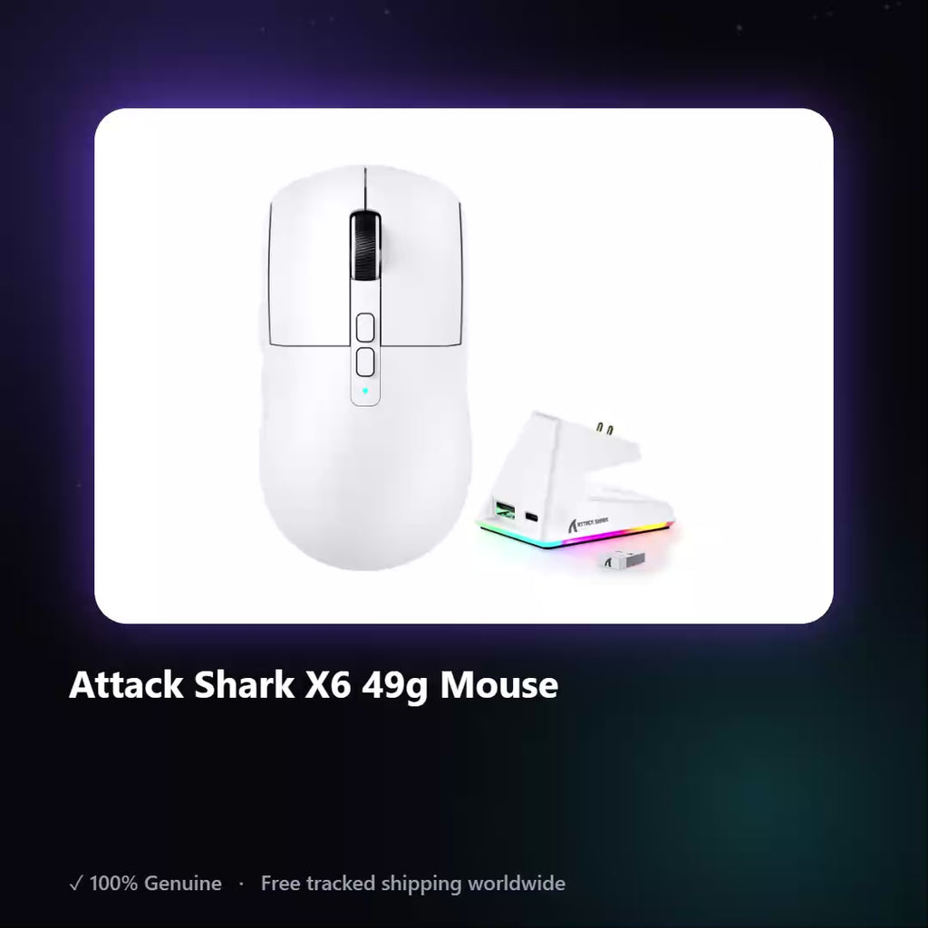 AUREN — Attack Shark X6 49g Mouse