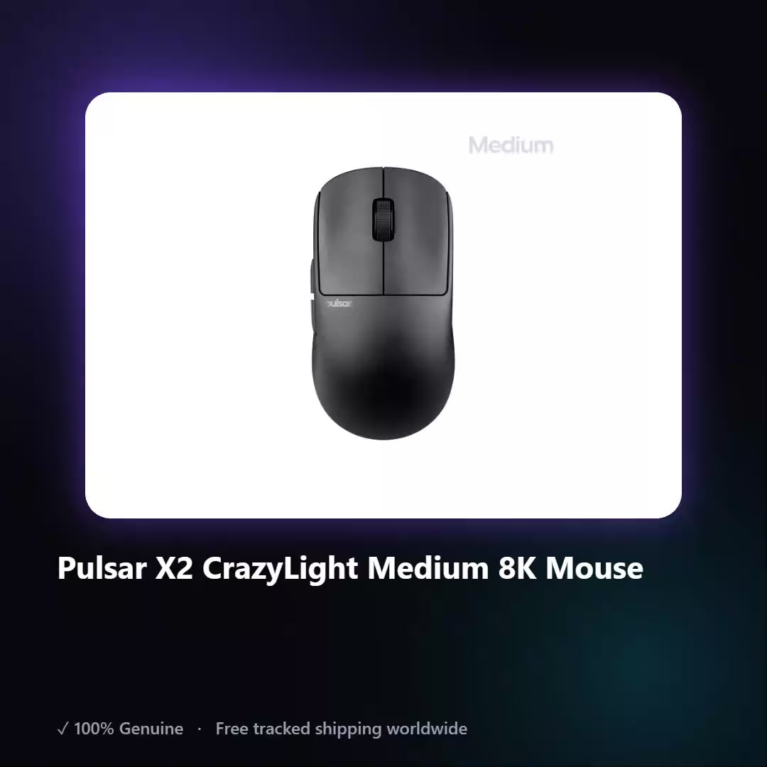 AUREN — Pulsar X2 CrazyLight Medium 8K Mouse