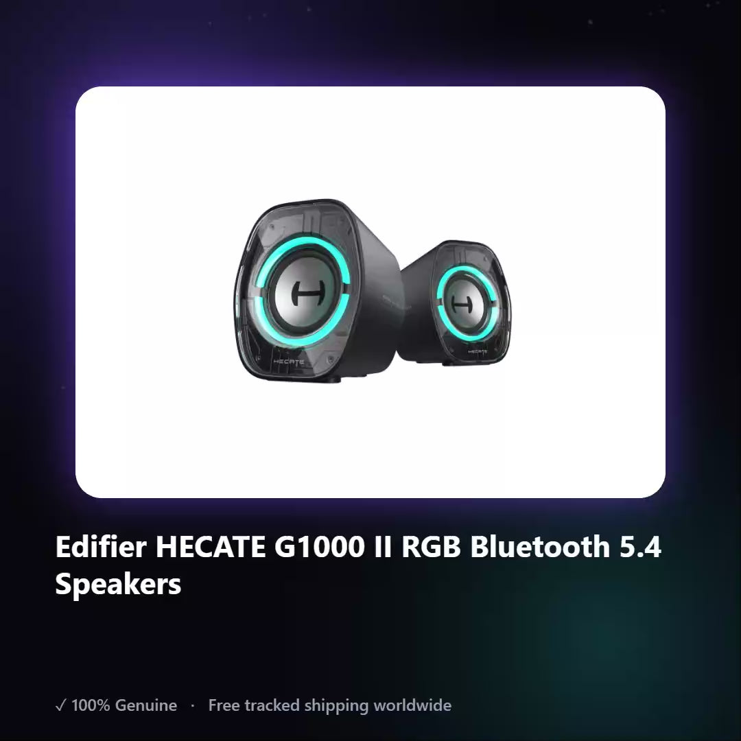 AUREN — Edifier HECATE G1000 II RGB Bluetooth 5.4 Speakers