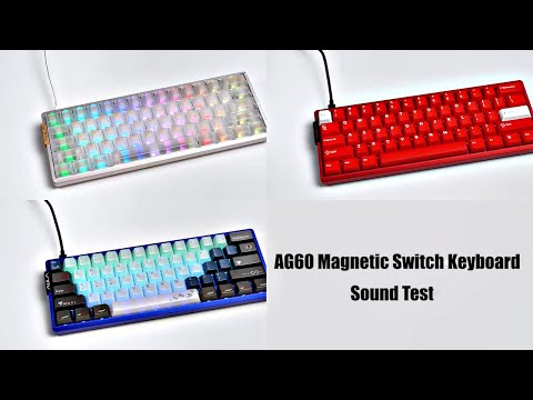 Typing sound test — AULA AG60 Sound Test