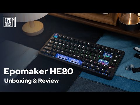 Typing sound test — Epomaker HE80 Unboxing & Sound Test