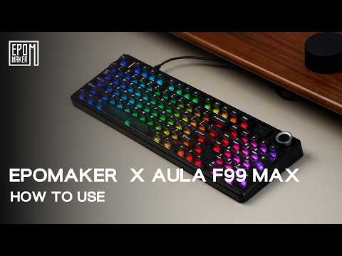 Official video — F99 Max — screen, lighting and key-mapping